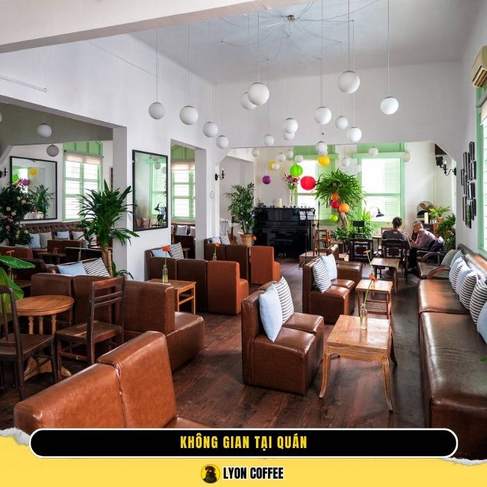 không gian tại quán Cafe Vừng Ơi Mở Ra