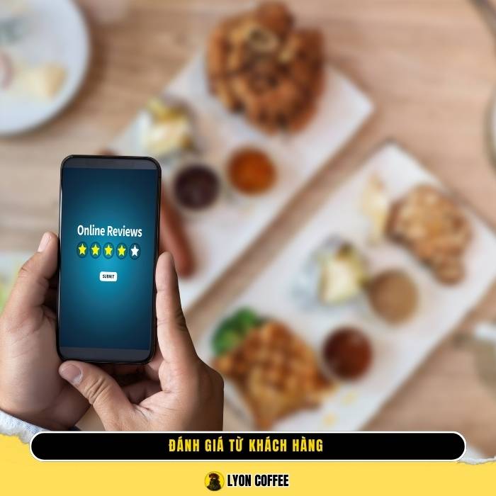 Đánh giá khách hàng khi trải nghiệm tại quán