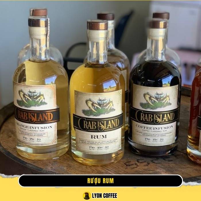 Rượu cà phê sữa Rum