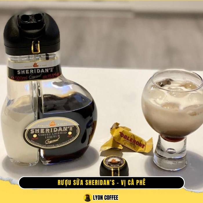 Rượu cà phê sữa Sheridan’s