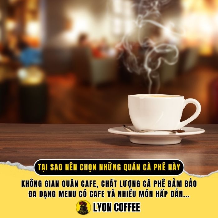 Tại sao nên chọn những quán cà phê này khi đi Lotte