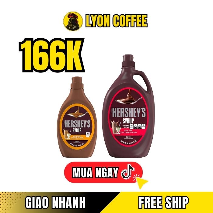 Syrup Hershey’s vị socola và caramel