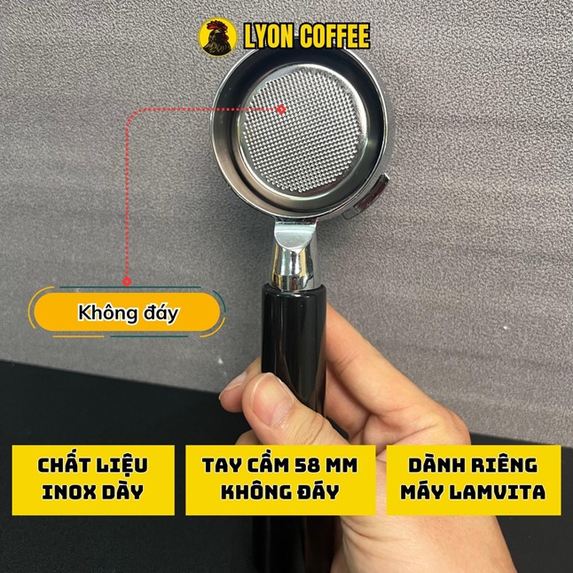 Tay cầm máy pha cà phê 58mm dành cho Lamvita
