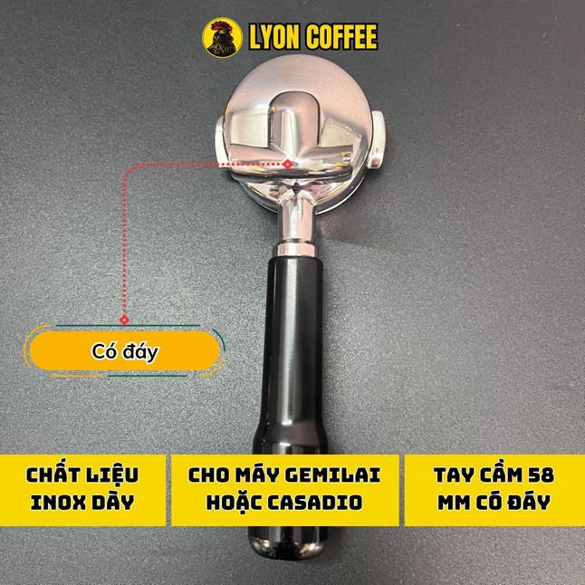 Tay cầm máy pha cà phê 58mm dành cho Gemilai hoặc Casadio