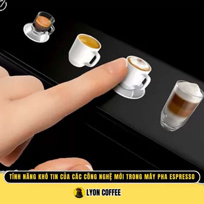 Espresso machine với hệ thống tự động hóa