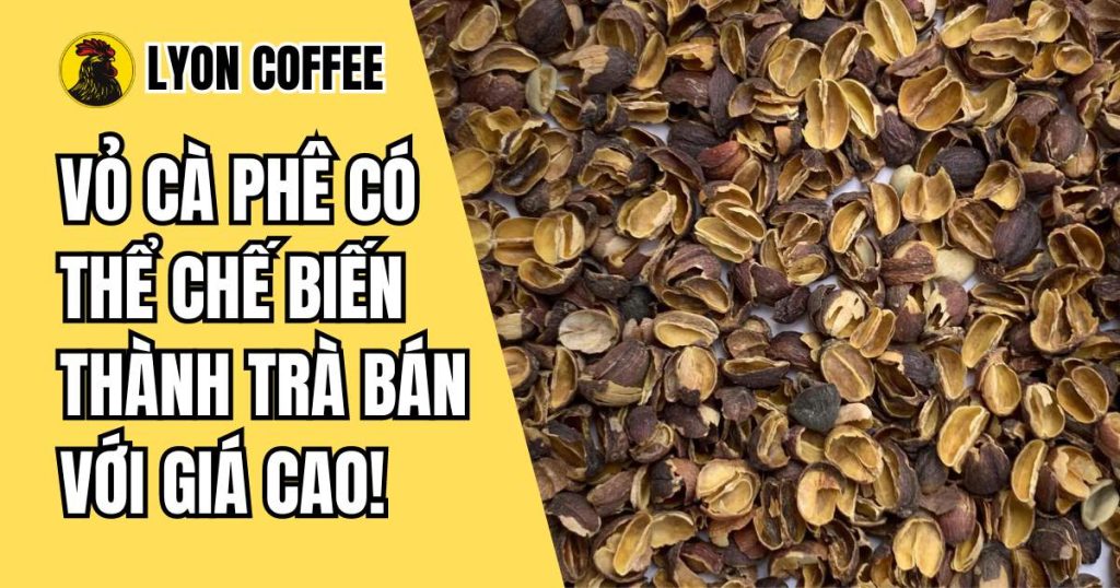 Vỏ cà phê có thể chế biến thành trà bán với giá cao