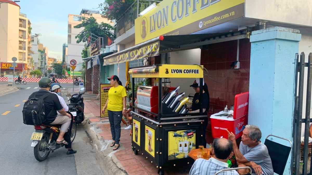 Kinh doanh xe bán cafe mang đi nhượng quyền