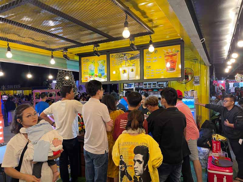 Nhượng quyền cà phê container